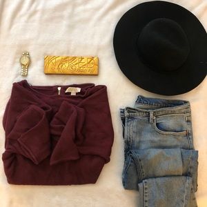 Wine colored Michael Kors sweater